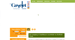 Desktop Screenshot of camping-lecastelet.com